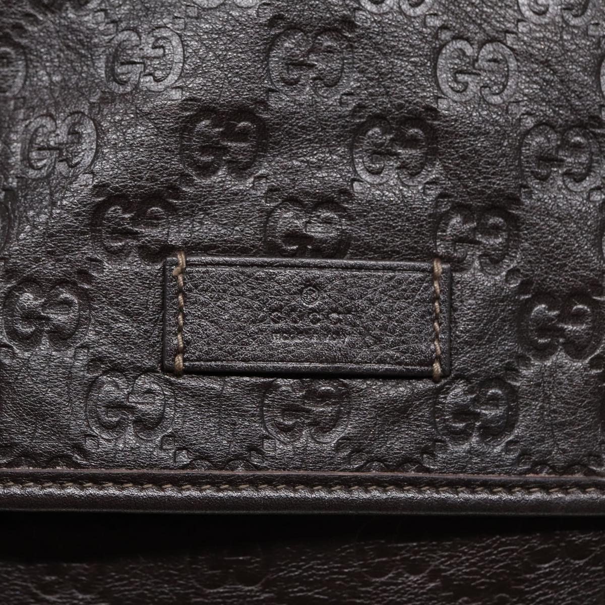 Gucci ssima Brown Leather Shoulder Bag (Pre-Owned) Size ONE SIZE - 15 Thumbnail