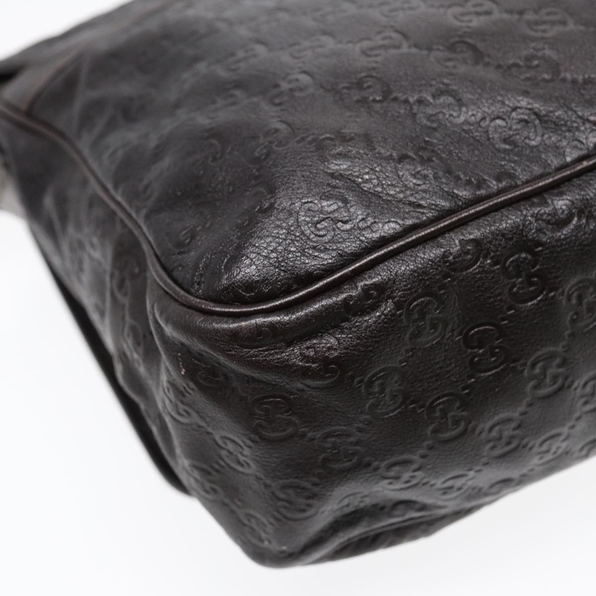 Gucci ssima Brown Leather Shoulder Bag (Pre-Owned) Size ONE SIZE - 9 Thumbnail