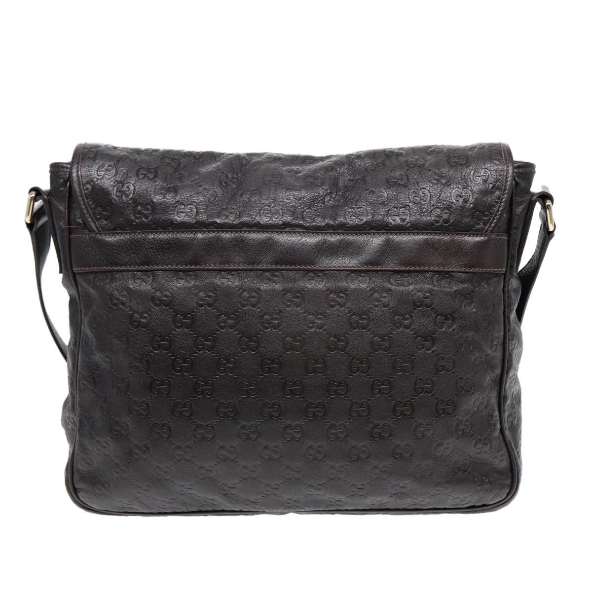 Gucci ssima Brown Leather Shoulder Bag (Pre-Owned) Size ONE SIZE - 2 Thumbnail