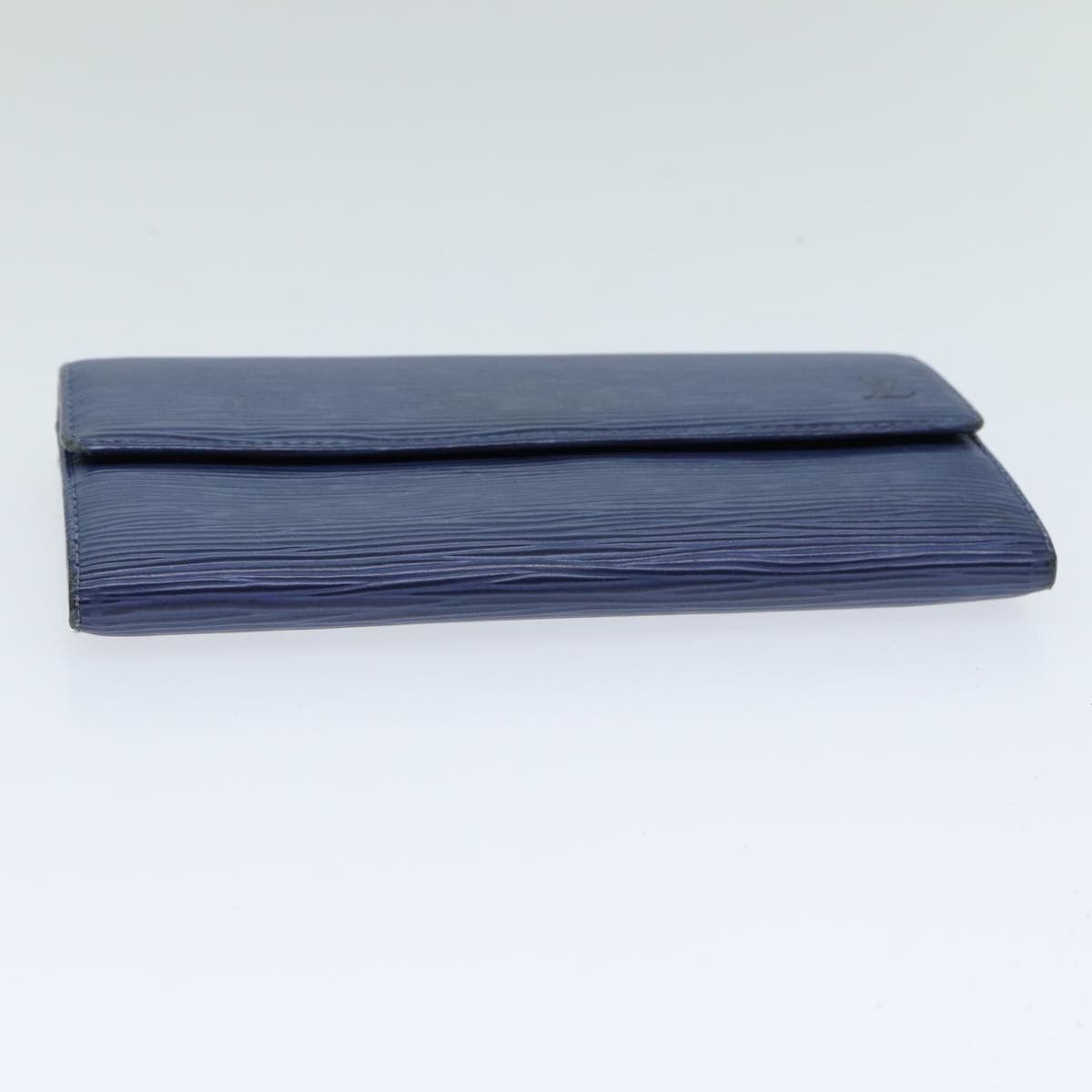 Louis Vuitton Sarah Blue Leather Wallet (Pre-Owned) Size ONE SIZE - 3 Thumbnail
