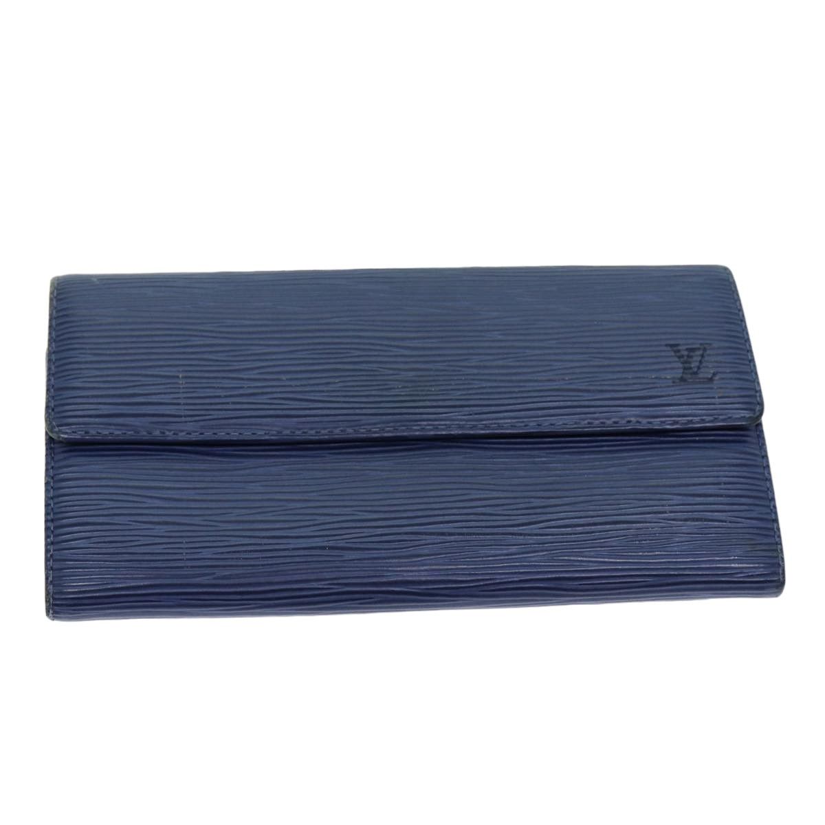 Louis Vuitton Sarah Blue Leather Wallet (Pre-Owned) Size ONE SIZE - 8 Thumbnail