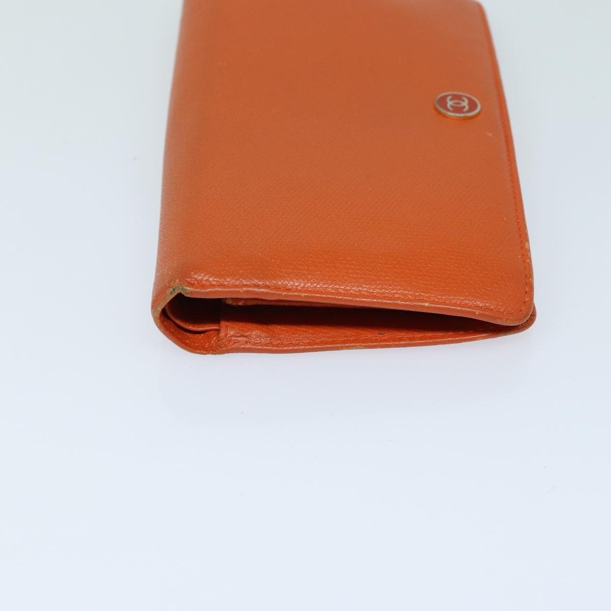 Chanel Orange Leather Wallet (Pre-Owned) Size ONE SIZE - 9 Thumbnail