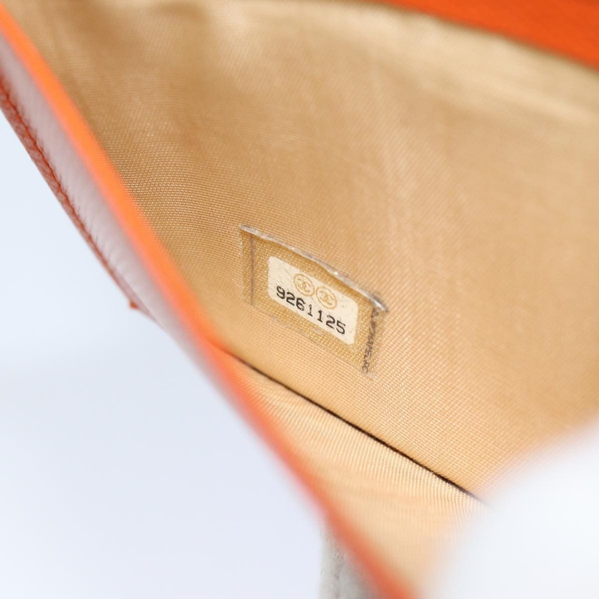Chanel Orange Leather Wallet (Pre-Owned) Size ONE SIZE - 6 Thumbnail