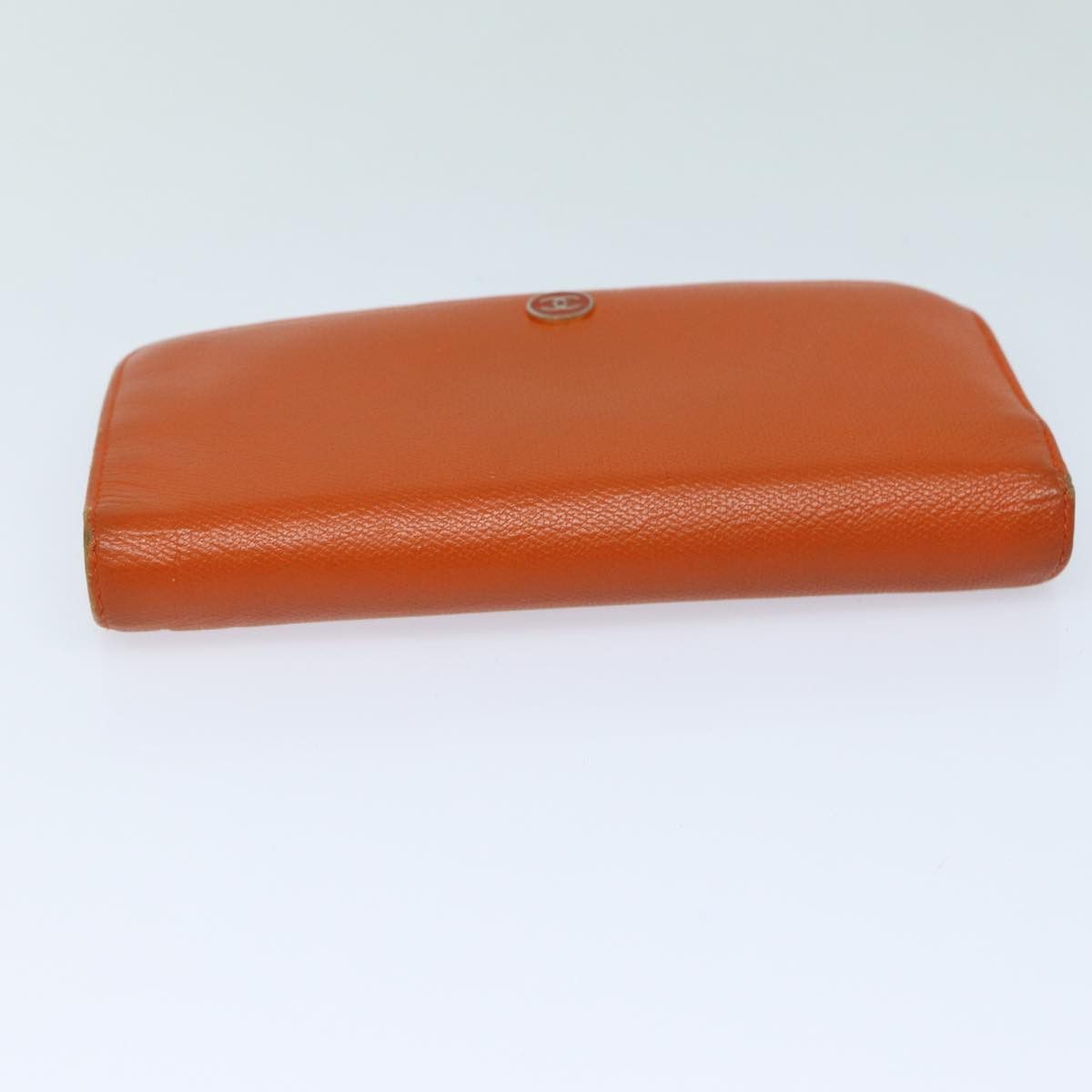 Chanel Orange Leather Wallet (Pre-Owned) Size ONE SIZE - 3 Thumbnail