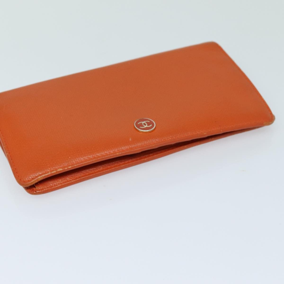 Chanel Orange Leather Wallet (Pre-Owned) Size ONE SIZE - 4 Thumbnail
