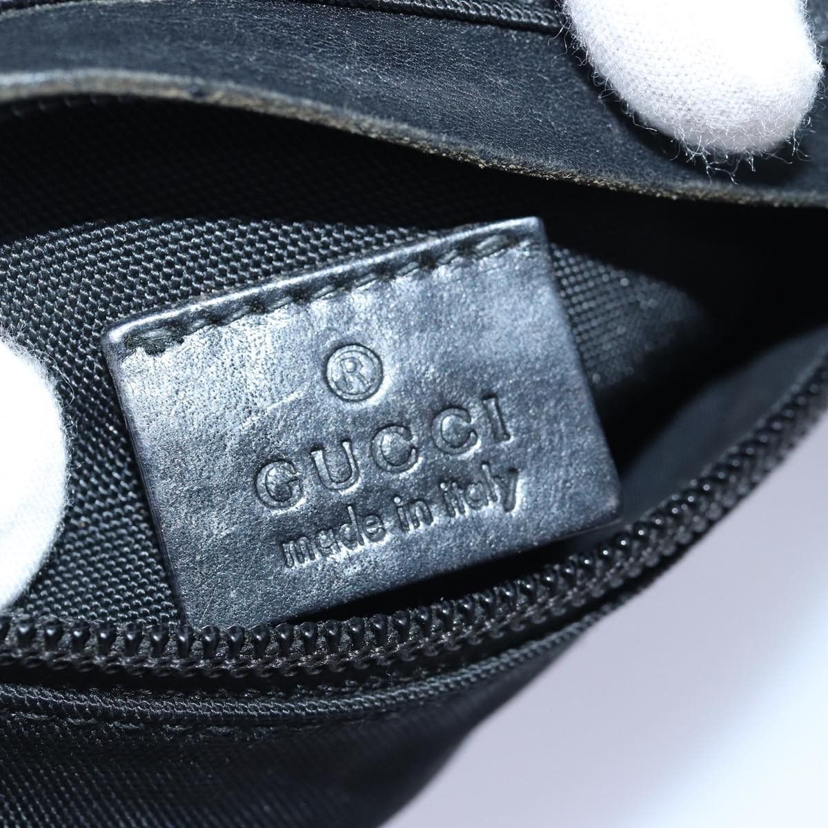 Gucci Belt Bag Black Synthetic Shoulder Bag (Pre-Owned) Size ONE SIZE - 8 Thumbnail