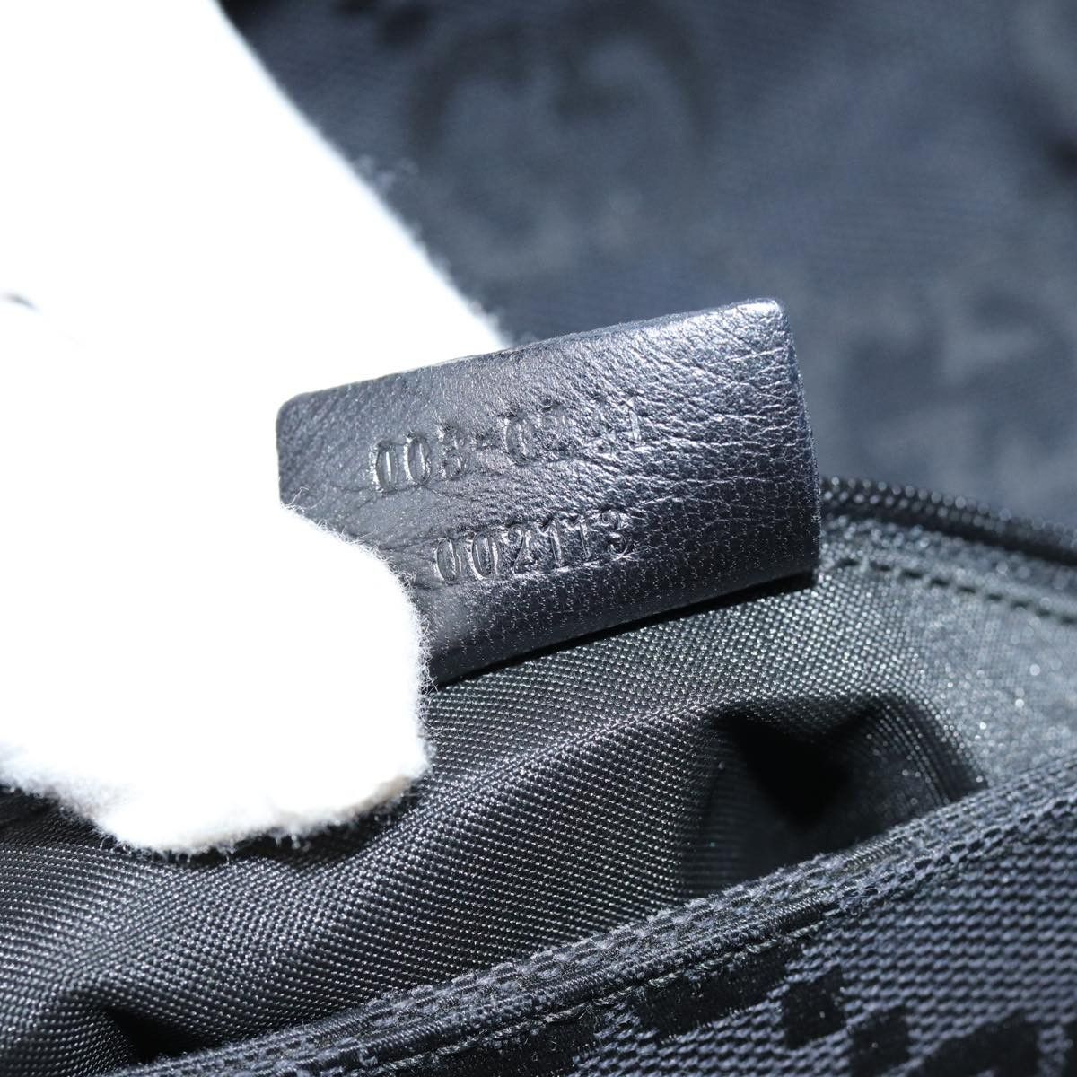 Gucci Ophidia Backpack Black Canvas Backpack Bag (Pre-Owned) Size ONE SIZE - 6 Thumbnail