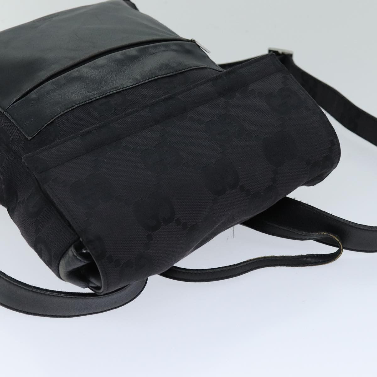 Gucci Ophidia Backpack Black Canvas Backpack Bag (Pre-Owned) Size ONE SIZE - 4 Thumbnail