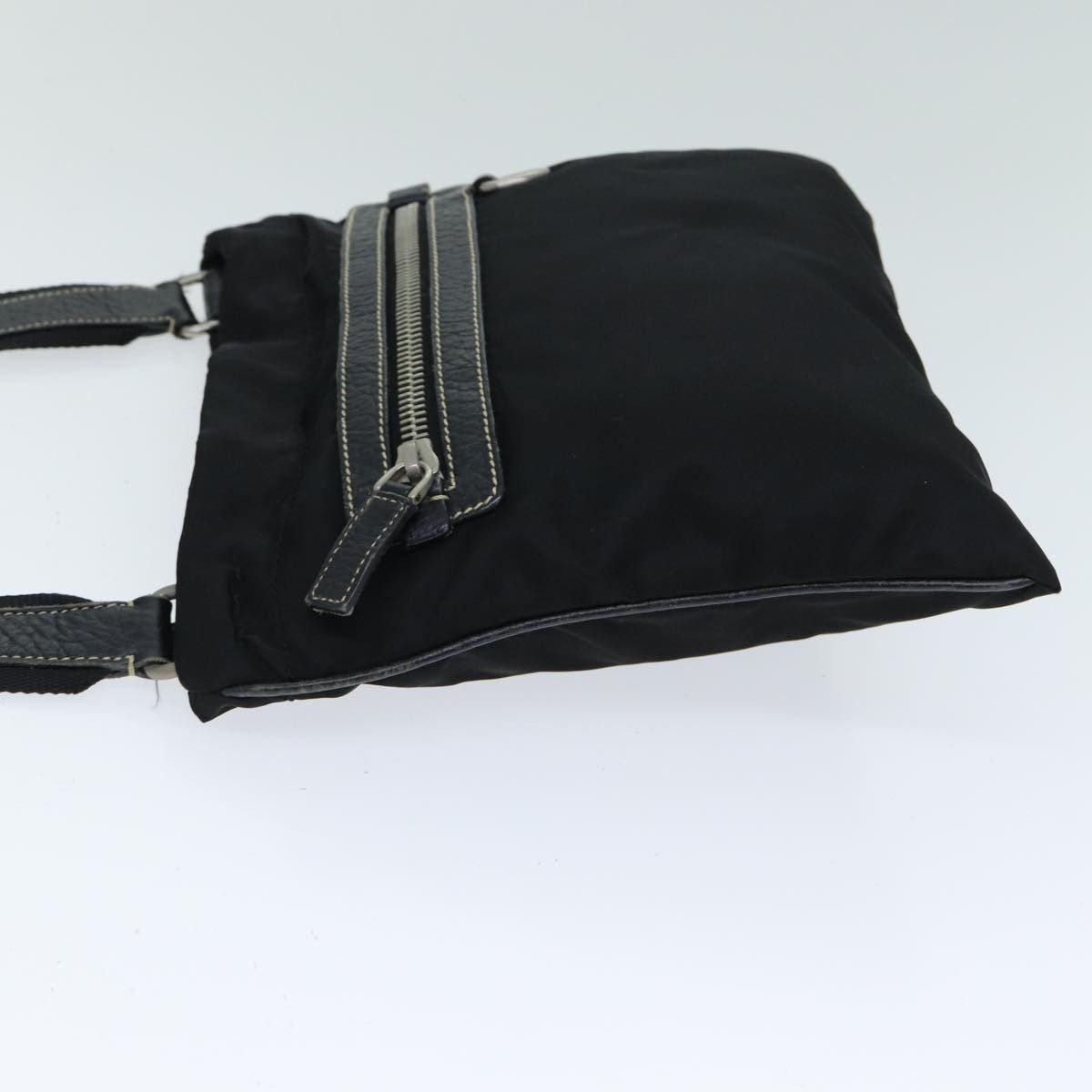 Prada Tessuto Black Synthetic Shoulder Bag (Pre-Owned) Size ONE SIZE - 9 Thumbnail
