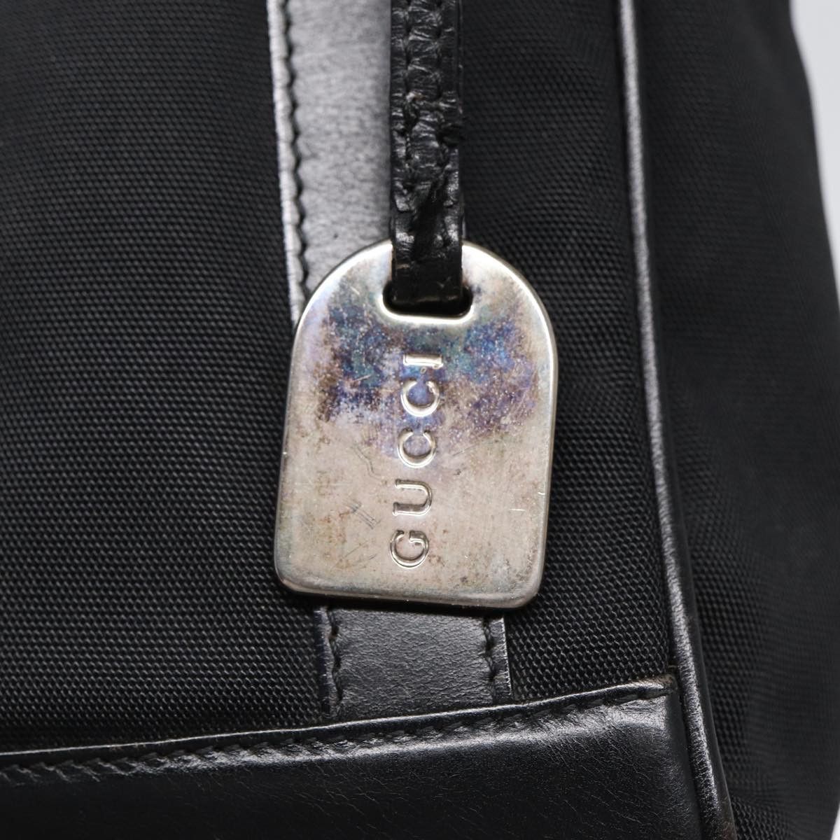 Gucci Black Synthetic Handbag (Pre-Owned) Size ONE SIZE - 8 Thumbnail