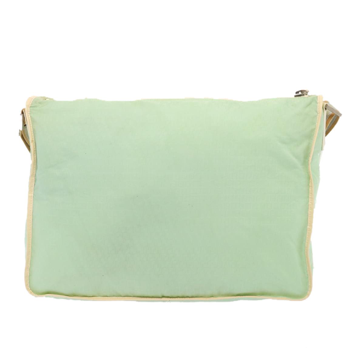 Fendi Zucchino Green Canvas Shoulder Bag (Pre-Owned) Size ONE SIZE - 2 Thumbnail