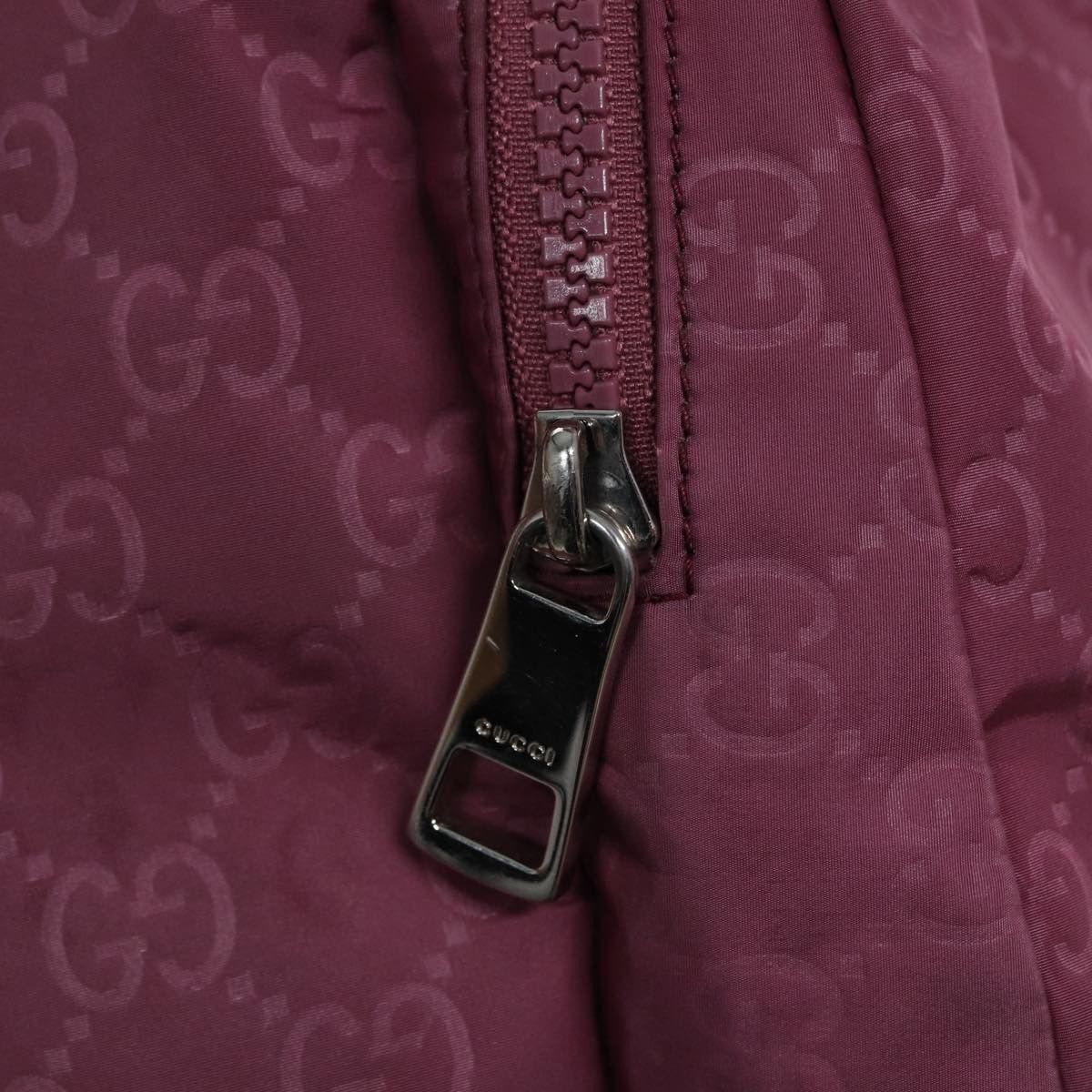 Gucci Gg Canvas Purple Synthetic Backpack Bag (Pre-Owned) Size ONE SIZE - 19 Thumbnail