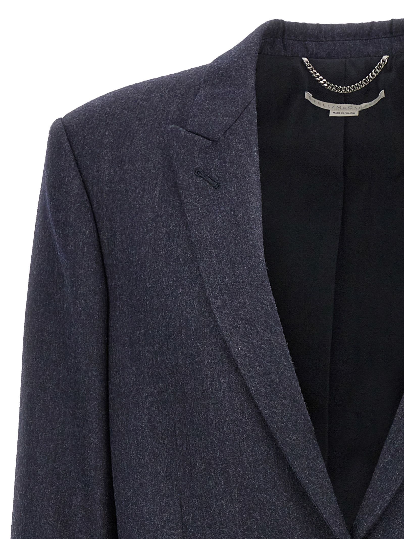 Stella McCartney Single-Breasted Wool Blazer Size M / US 6-8 / IT 42-44 - 3 Thumbnail