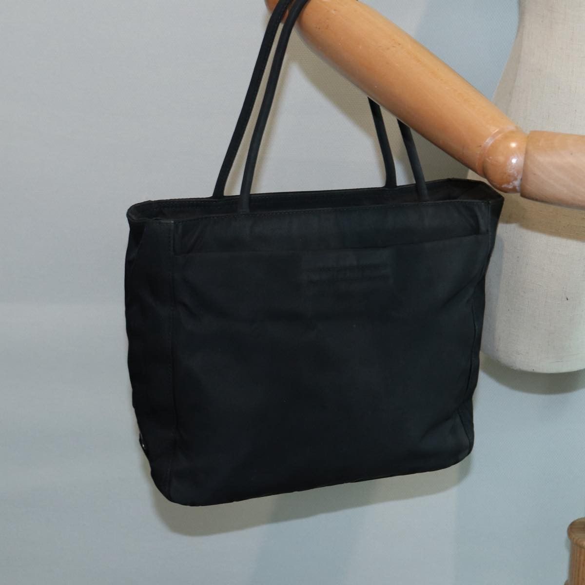 Prada Tessuto Black Synthetic Handbag (Pre-Owned) Size ONE SIZE - 11 Thumbnail