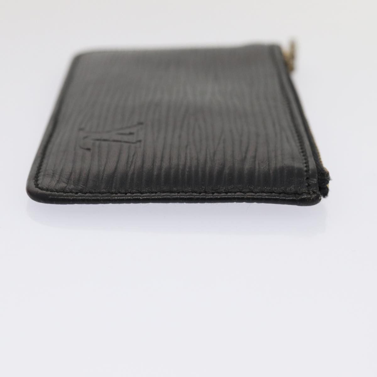 Louis Vuitton Pochette Clés Black Leather Wallet (Pre-Owned) Size ONE SIZE - 3 Thumbnail
