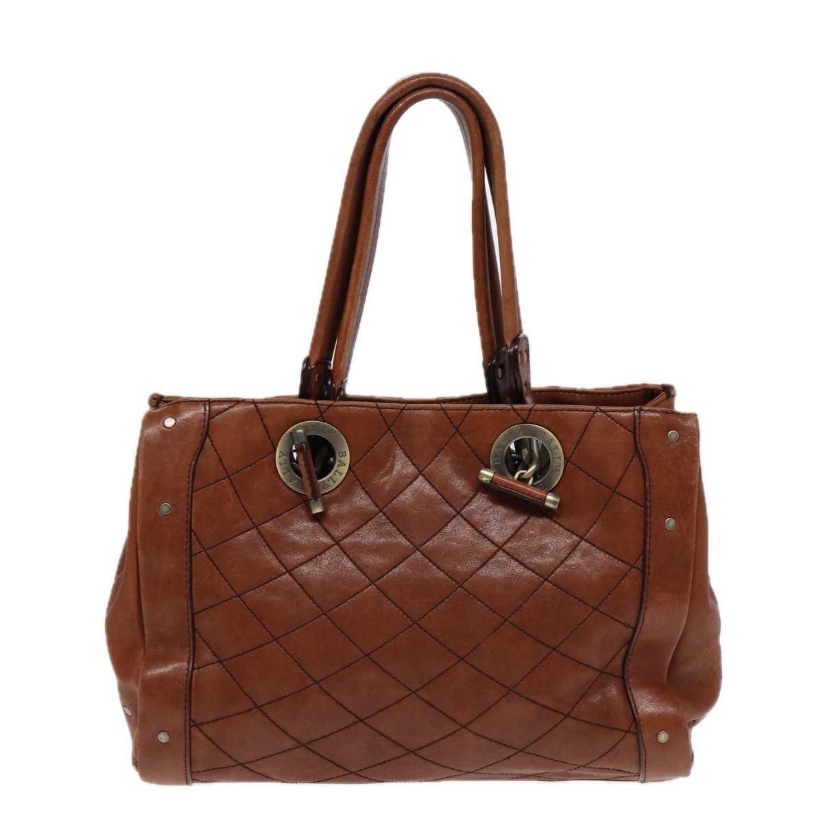 Bally Brown Leather Handbag (Pre-Owned) Size ONE SIZE - 2 Thumbnail