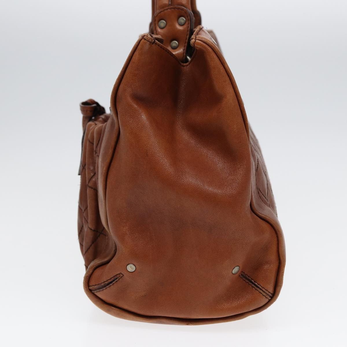 Bally Brown Leather Handbag (Pre-Owned) Size ONE SIZE - 3 Thumbnail