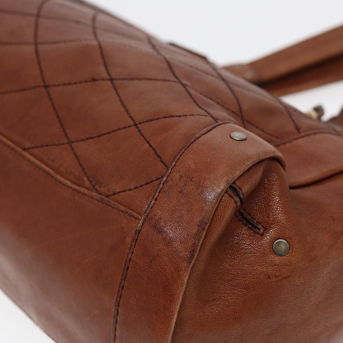 Bally Brown Leather Handbag (Pre-Owned) Size ONE SIZE - 16 Thumbnail