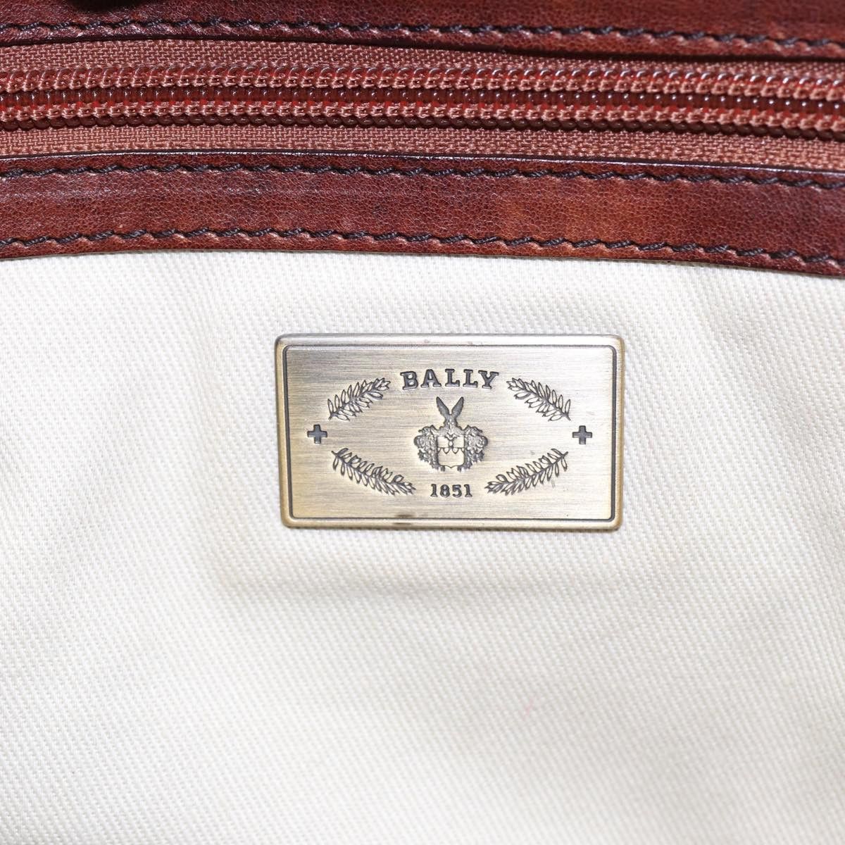 Bally Brown Leather Handbag (Pre-Owned) Size ONE SIZE - 9 Thumbnail