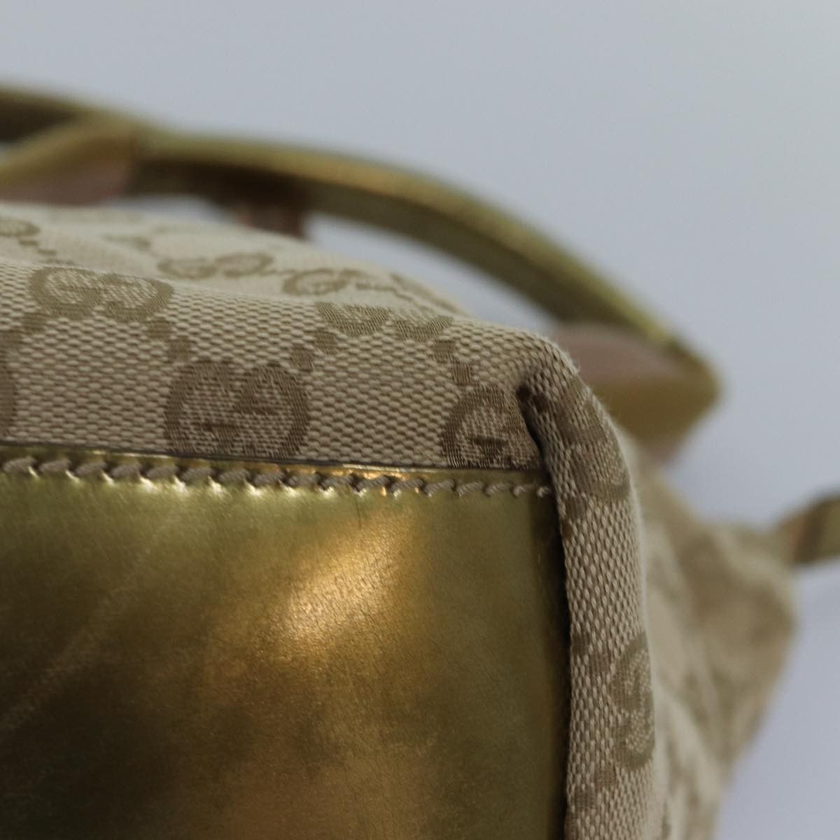 Gucci Gg Canvas Beige Canvas Tote Bag (Pre-Owned) Size ONE SIZE - 9 Thumbnail
