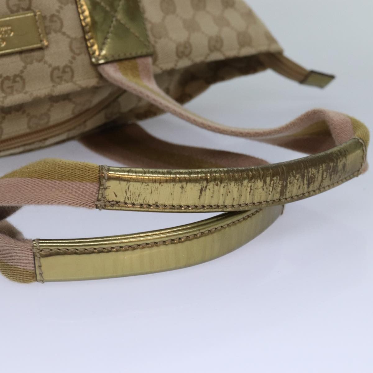 Gucci Gg Canvas Beige Canvas Tote Bag (Pre-Owned) Size ONE SIZE - 5 Thumbnail