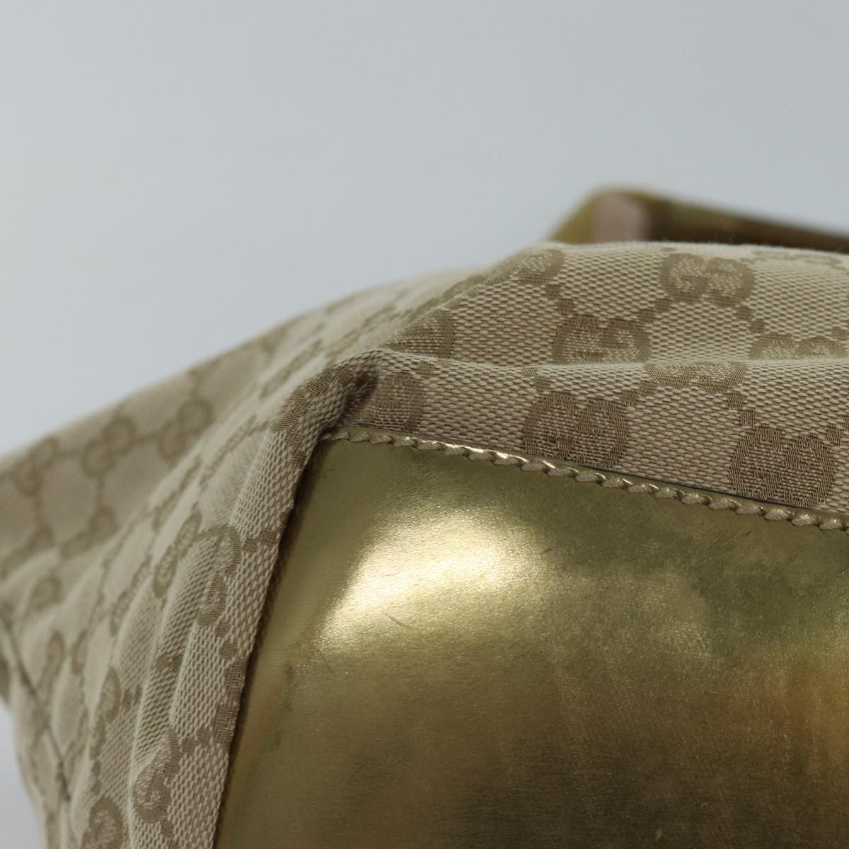 Gucci Gg Canvas Beige Canvas Tote Bag (Pre-Owned) Size ONE SIZE - 6 Thumbnail