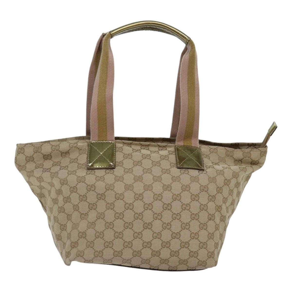 Gucci Gg Canvas Beige Canvas Tote Bag (Pre-Owned) Size ONE SIZE - 2 Thumbnail