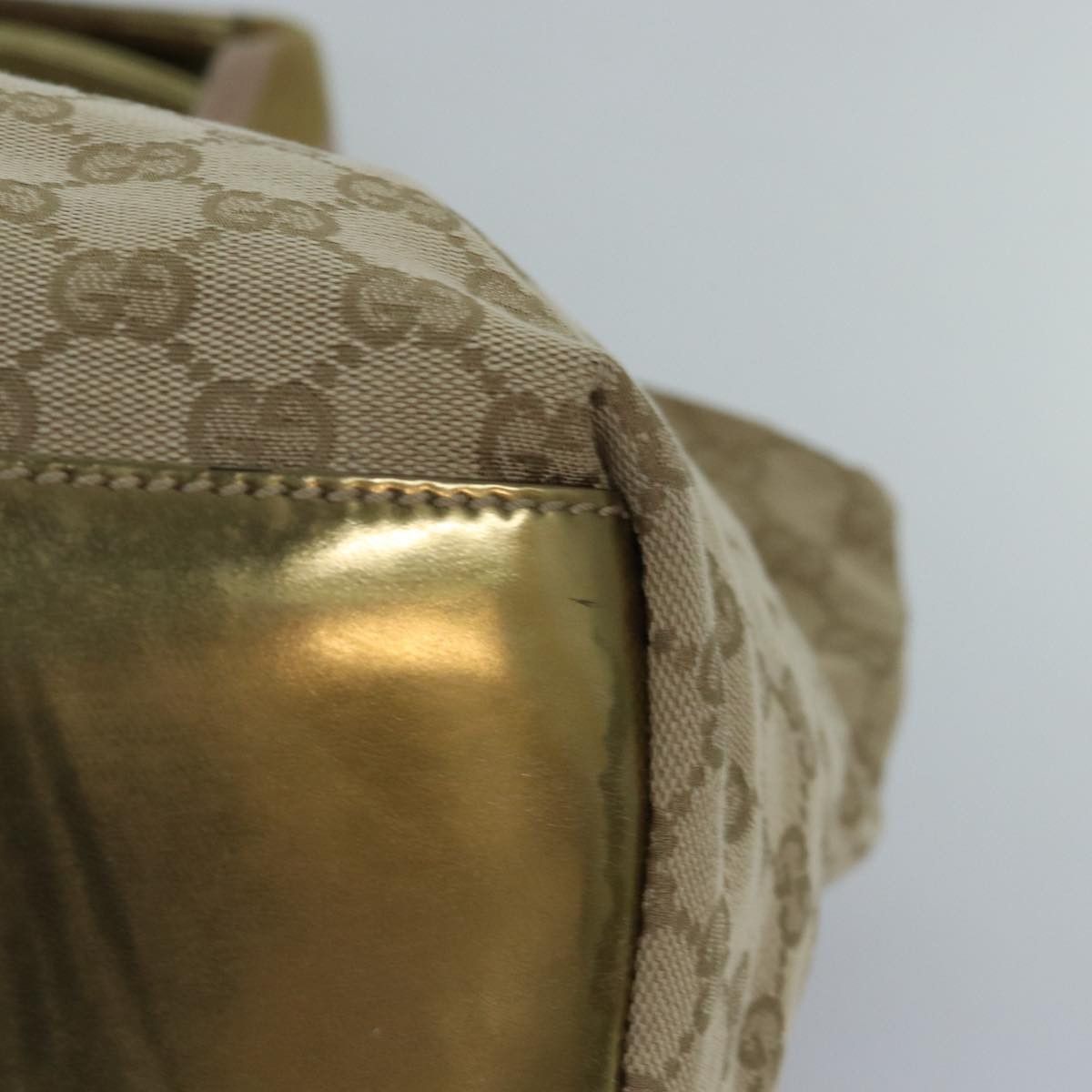 Gucci Gg Canvas Beige Canvas Tote Bag (Pre-Owned) Size ONE SIZE - 8 Thumbnail