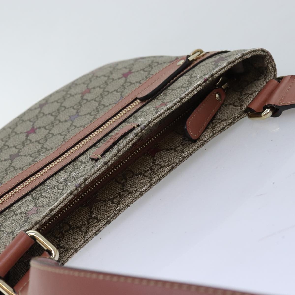Gucci Gg Supreme Beige Canvas Shoulder Bag (Pre-Owned) Size ONE SIZE - 4 Thumbnail