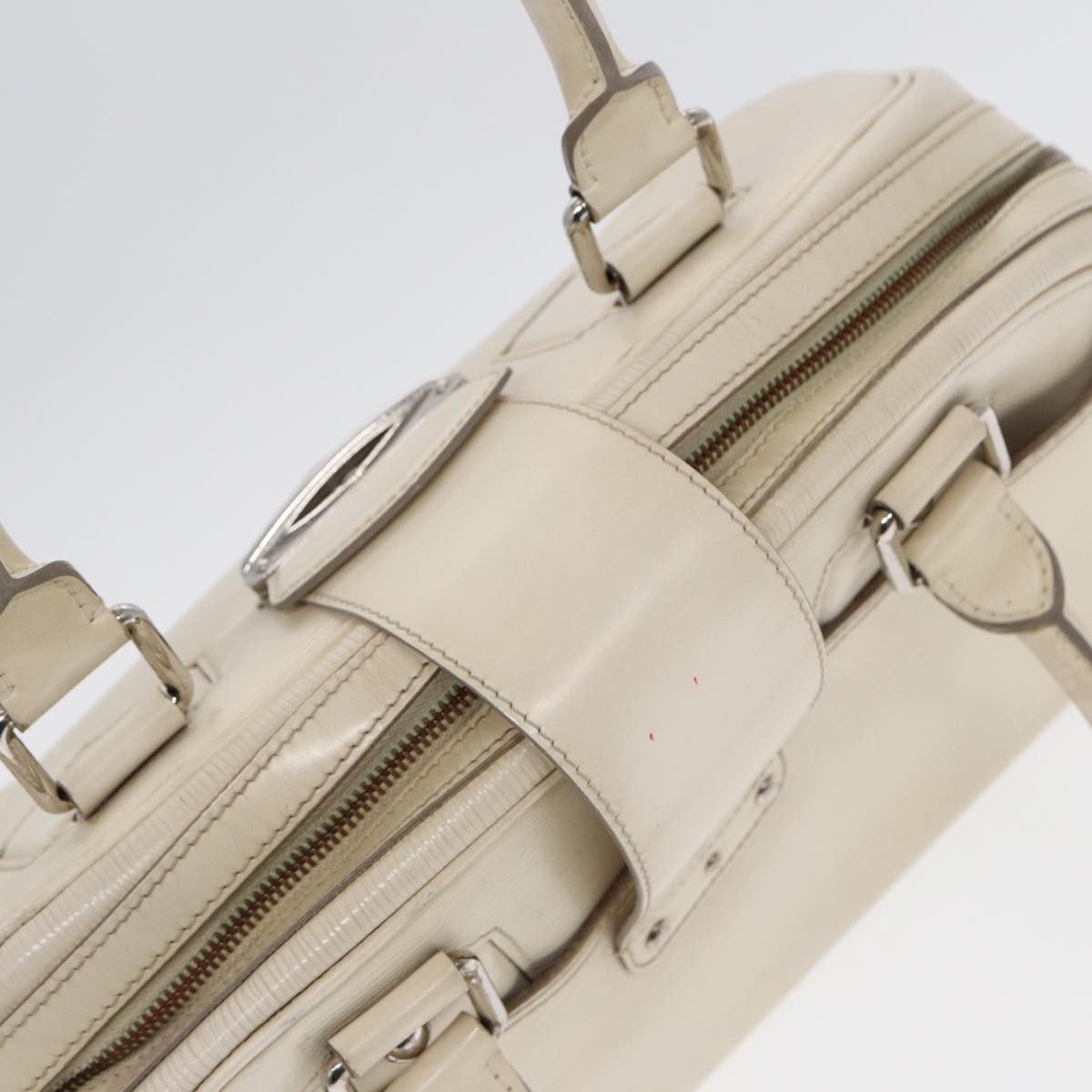 Louis Vuitton Bowling White Leather Handbag (Pre-Owned) Size ONE SIZE - 11 Thumbnail