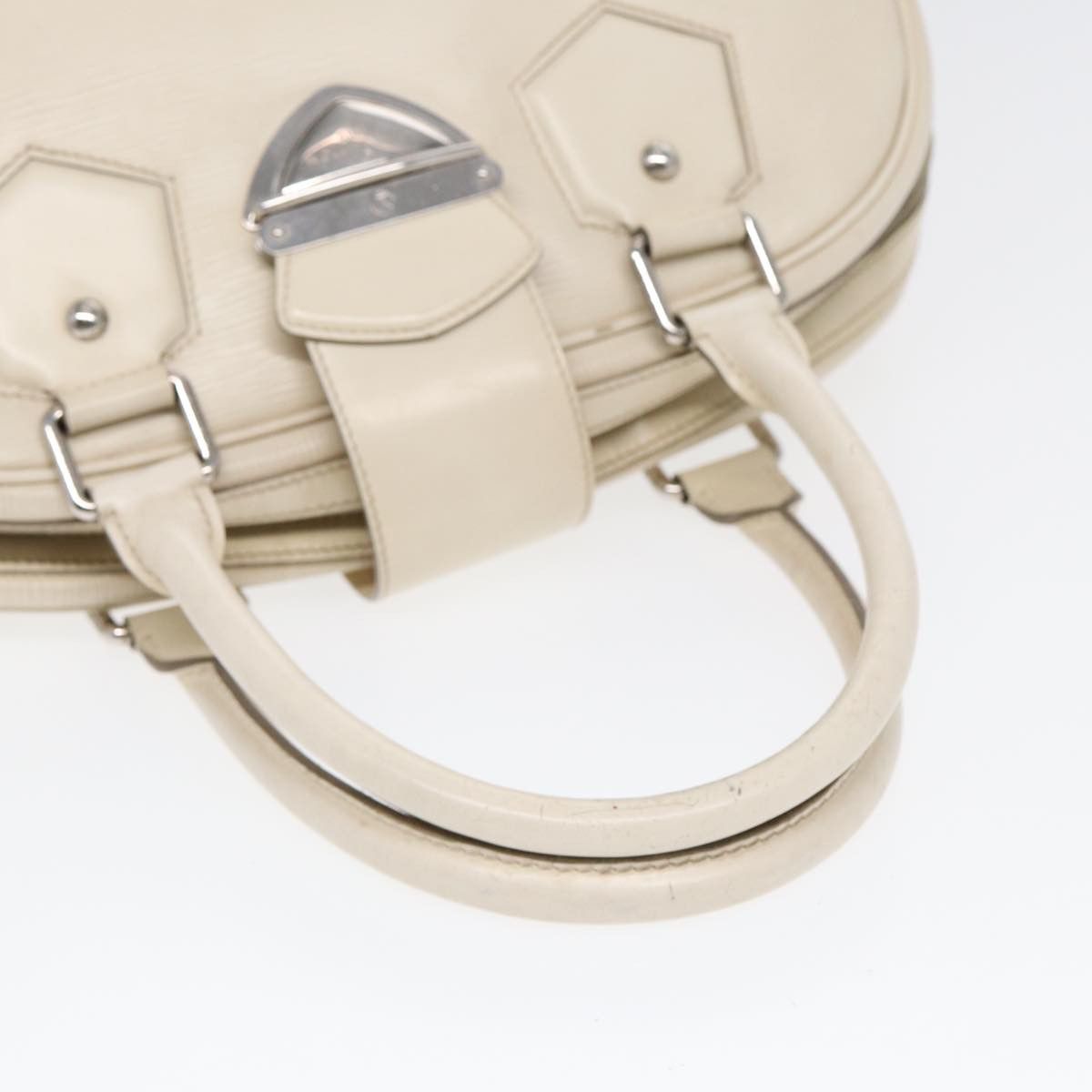 Louis Vuitton Bowling White Leather Handbag (Pre-Owned) Size ONE SIZE - 4 Thumbnail