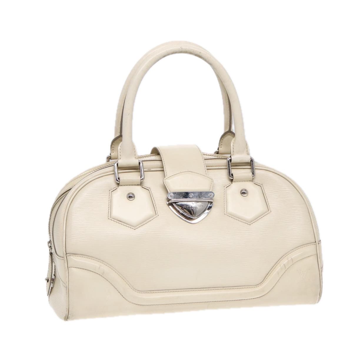 Louis Vuitton Bowling White Leather Handbag (Pre-Owned) Size ONE SIZE - 19 Thumbnail