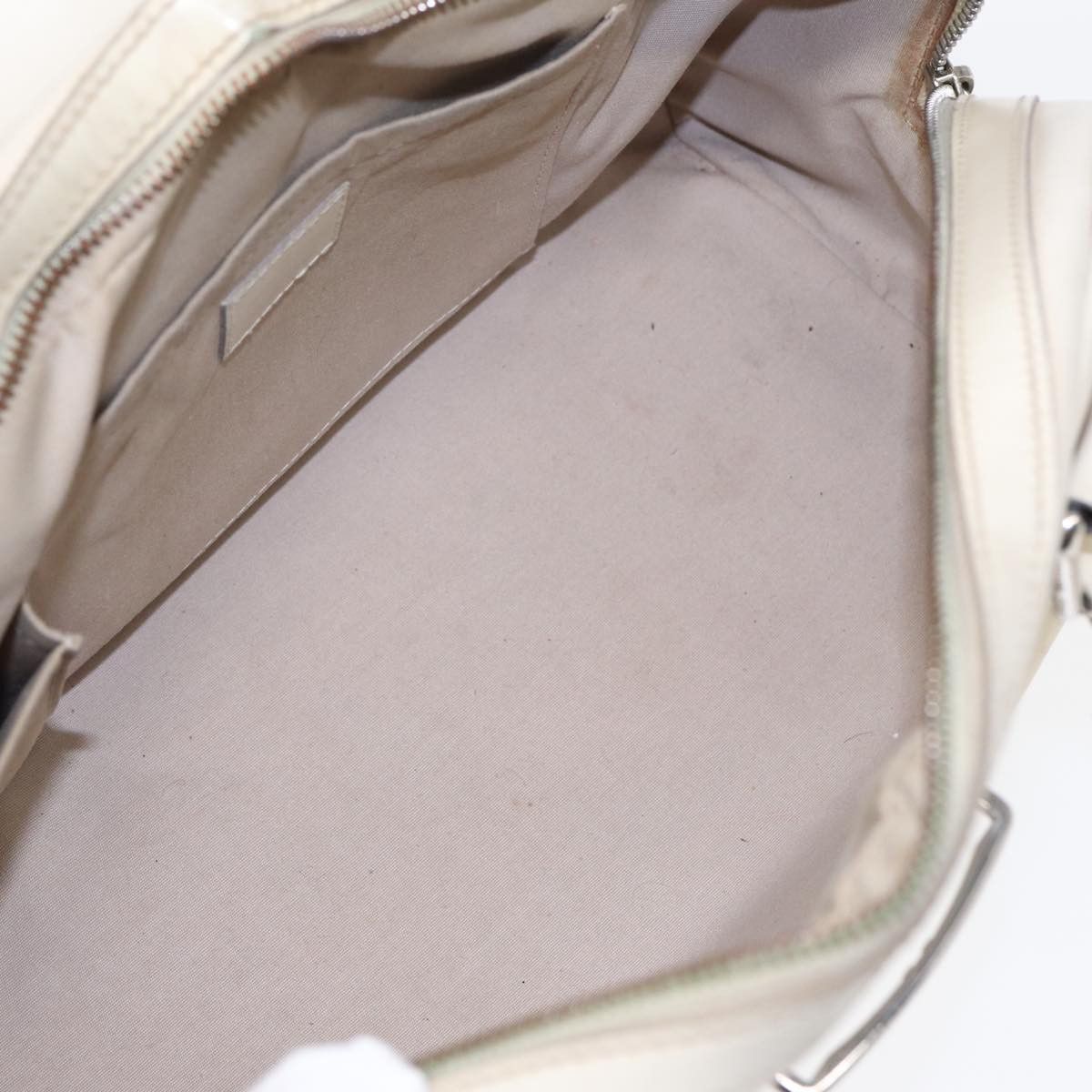 Louis Vuitton Bowling White Leather Handbag (Pre-Owned) Size ONE SIZE - 5 Thumbnail