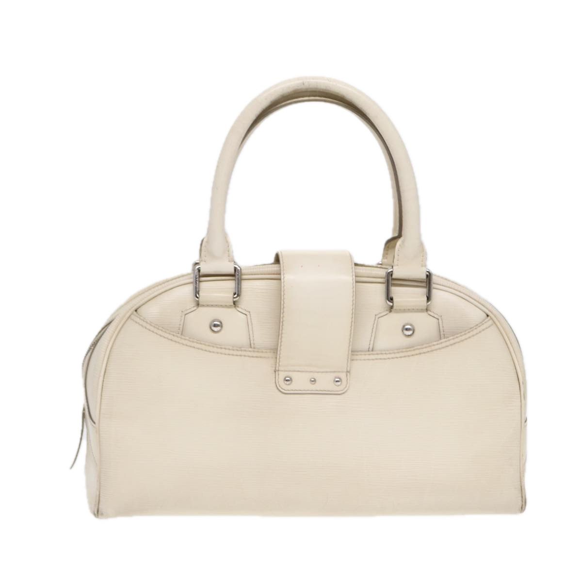 Louis Vuitton Bowling White Leather Handbag (Pre-Owned) Size ONE SIZE - 2 Thumbnail