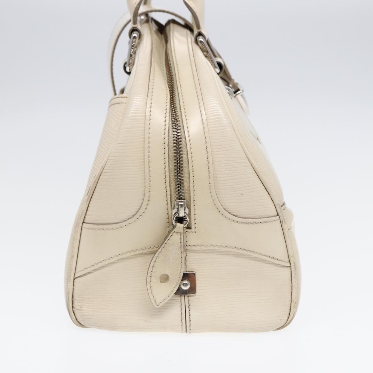 Louis Vuitton Bowling White Leather Handbag (Pre-Owned) Size ONE SIZE - 10 Thumbnail