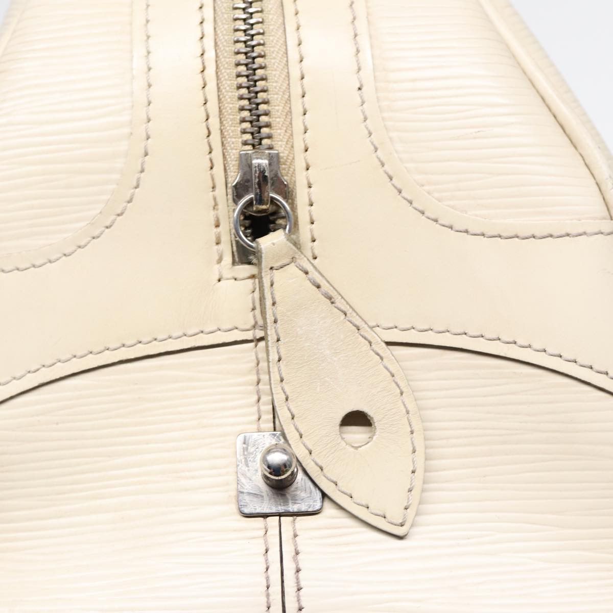 Louis Vuitton Bowling White Leather Handbag (Pre-Owned) Size ONE SIZE - 18 Thumbnail