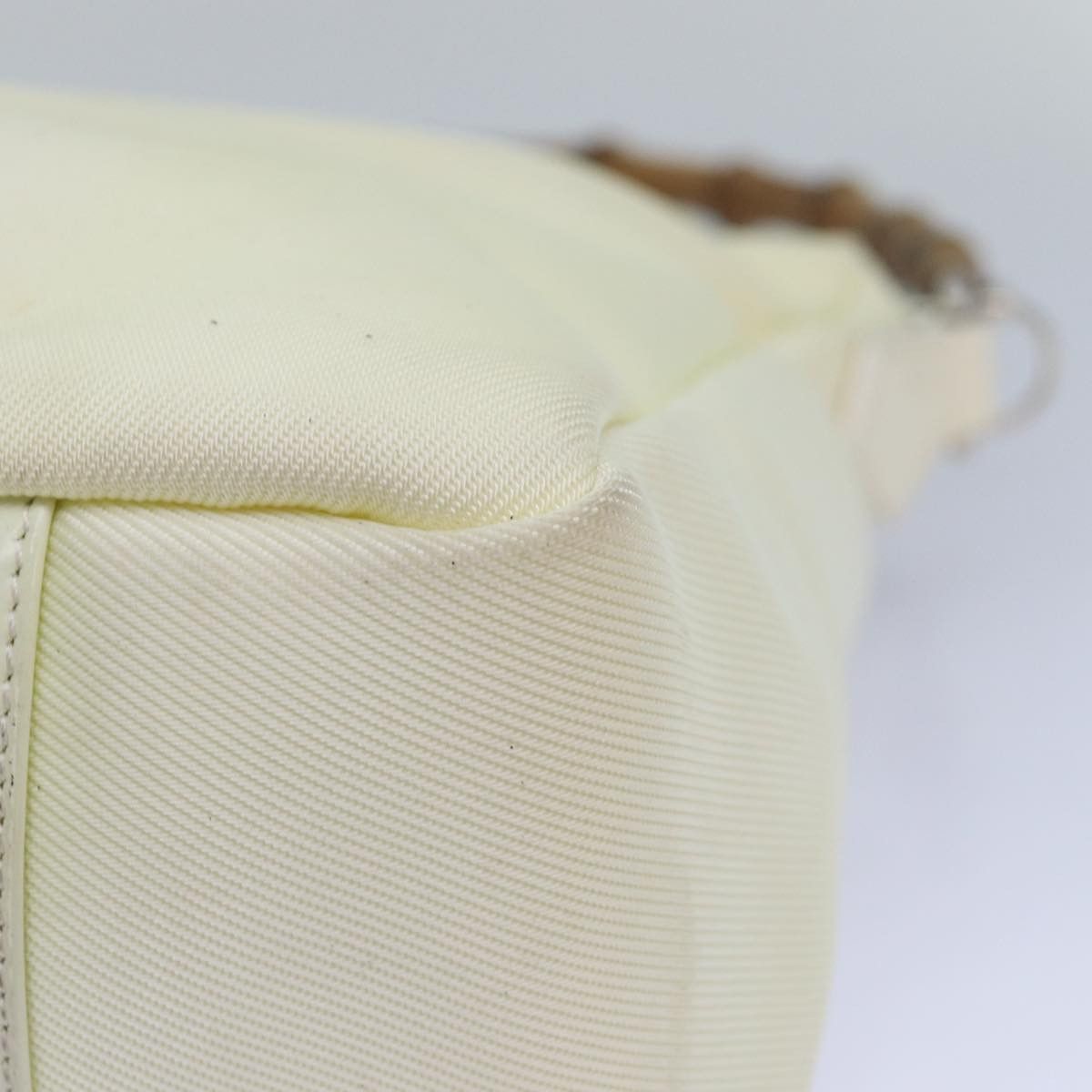 Gucci Bamboo White Synthetic Shoulder Bag (Pre-Owned) Size ONE SIZE - 17 Thumbnail