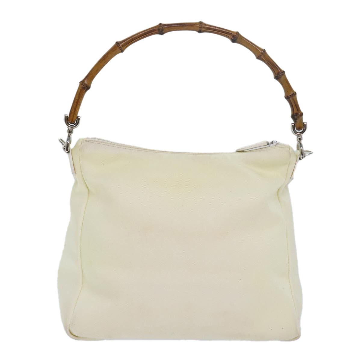 Gucci Bamboo White Synthetic Shoulder Bag (Pre-Owned) Size ONE SIZE - 2 Thumbnail