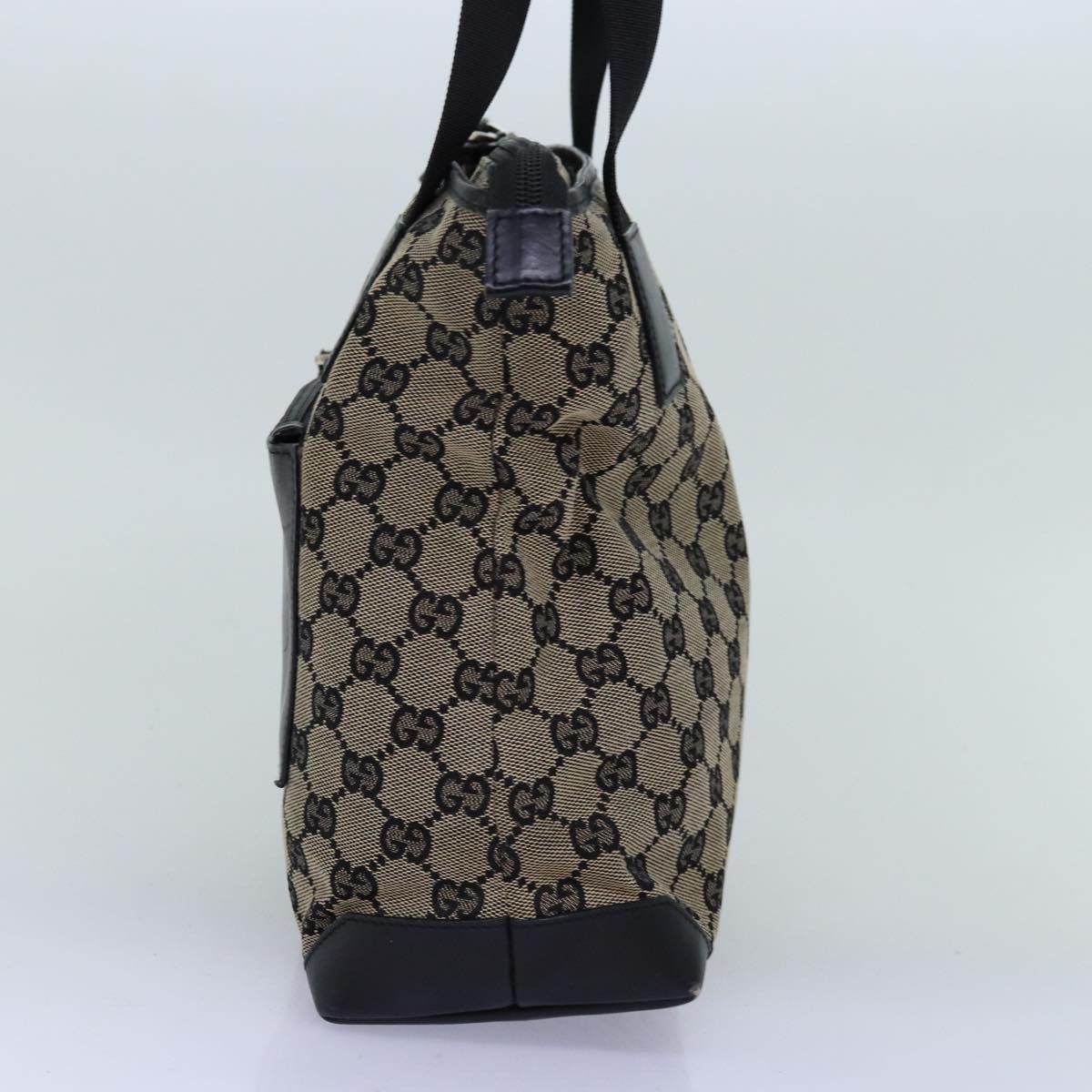 Gucci Gg Canvas Navy Canvas Tote Bag (Pre-Owned) Size ONE SIZE - 10 Thumbnail