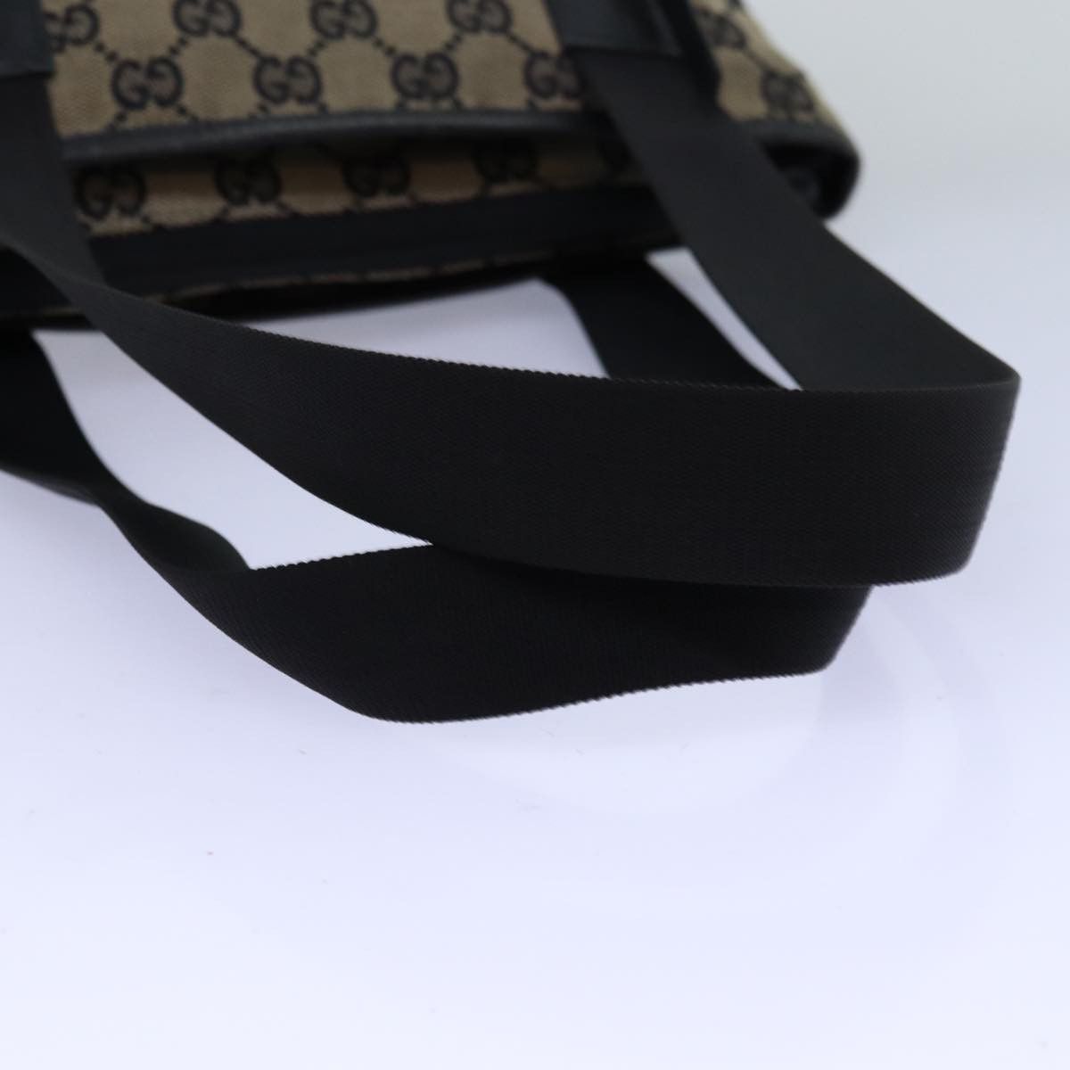 Gucci Gg Canvas Navy Canvas Tote Bag (Pre-Owned) Size ONE SIZE - 12 Thumbnail