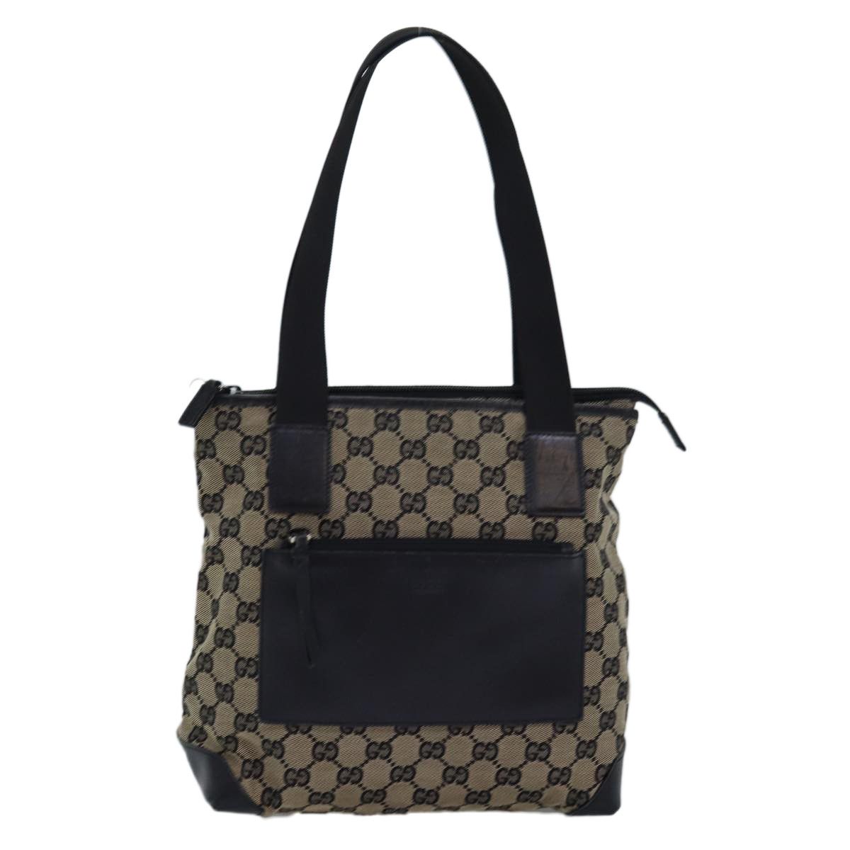 Gucci Gg Canvas Navy Canvas Tote Bag (Pre-Owned) Size ONE SIZE - 9 Thumbnail