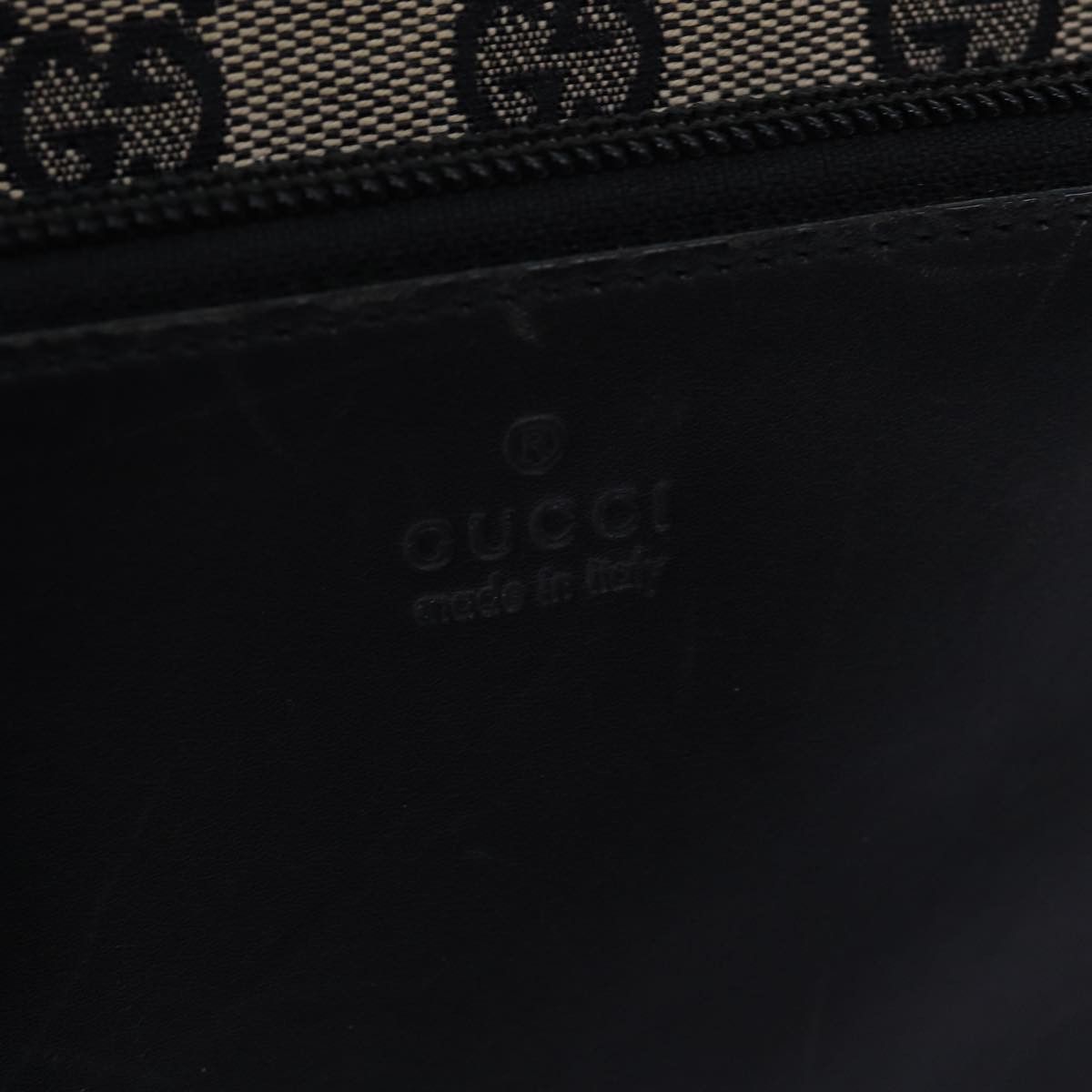 Gucci Gg Canvas Navy Canvas Tote Bag (Pre-Owned) Size ONE SIZE - 18 Thumbnail