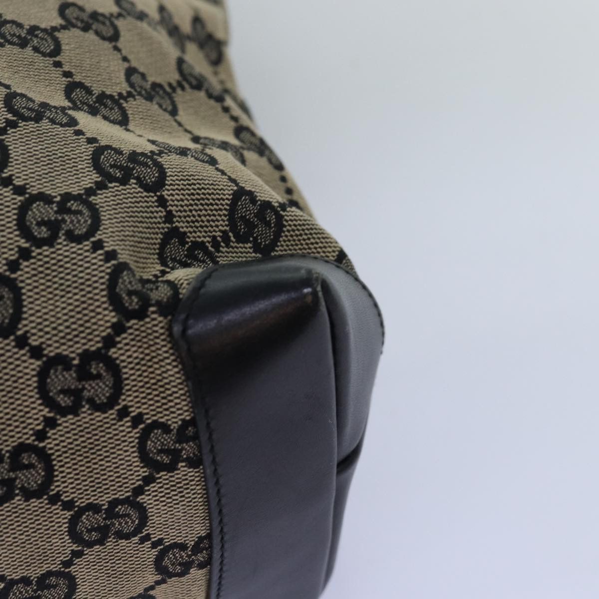 Gucci Gg Canvas Navy Canvas Tote Bag (Pre-Owned) Size ONE SIZE - 17 Thumbnail