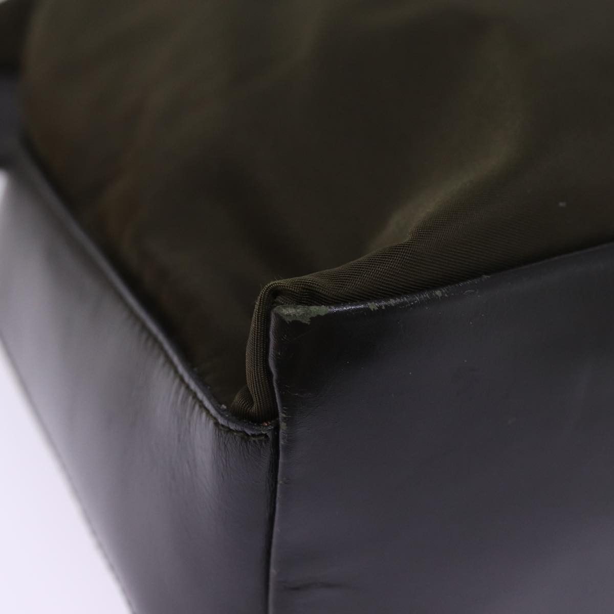 Prada Tessuto Khaki Synthetic Shoulder Bag (Pre-Owned) Size ONE SIZE - 15 Thumbnail