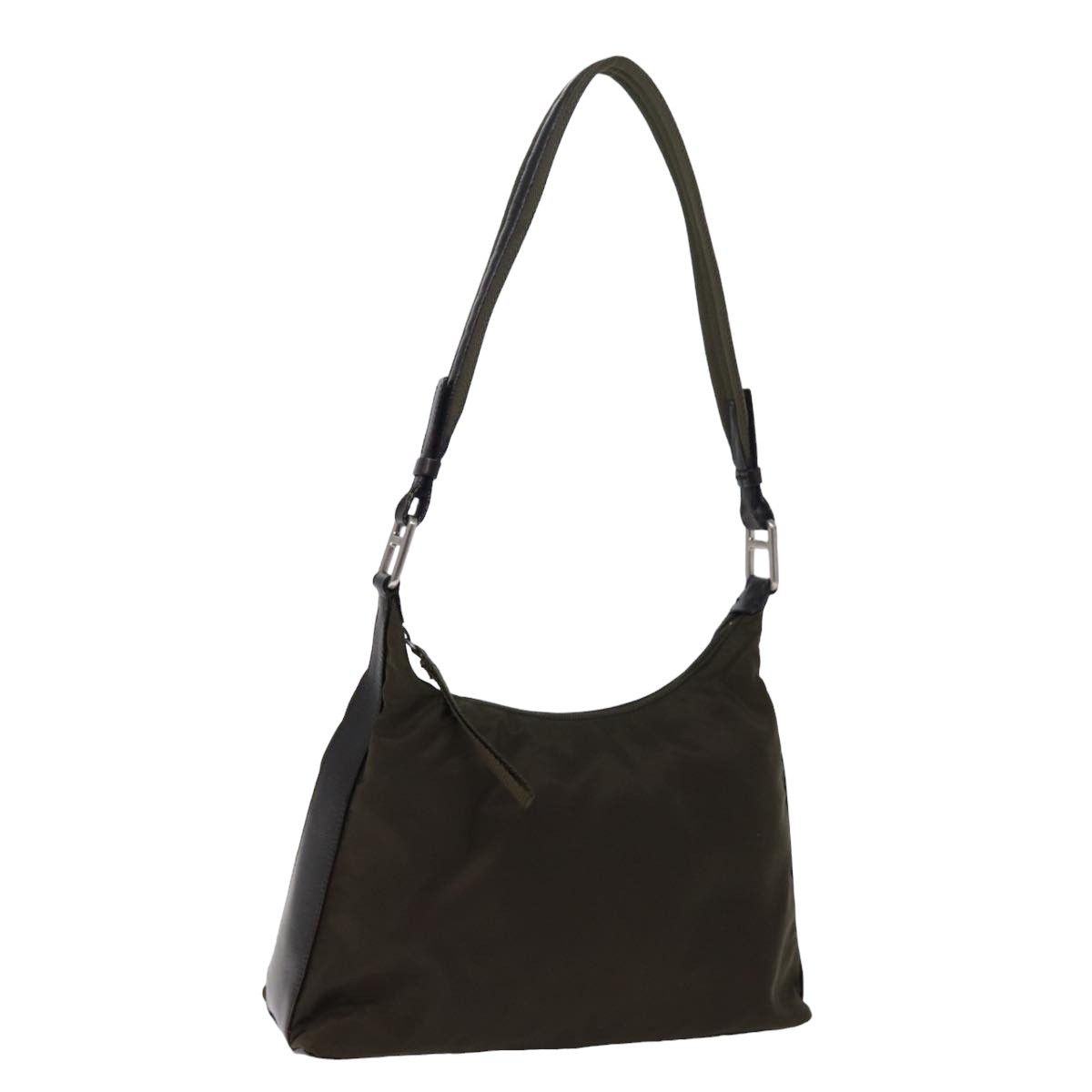 Prada Tessuto Khaki Synthetic Shoulder Bag (Pre-Owned) Size ONE SIZE - 2 Thumbnail
