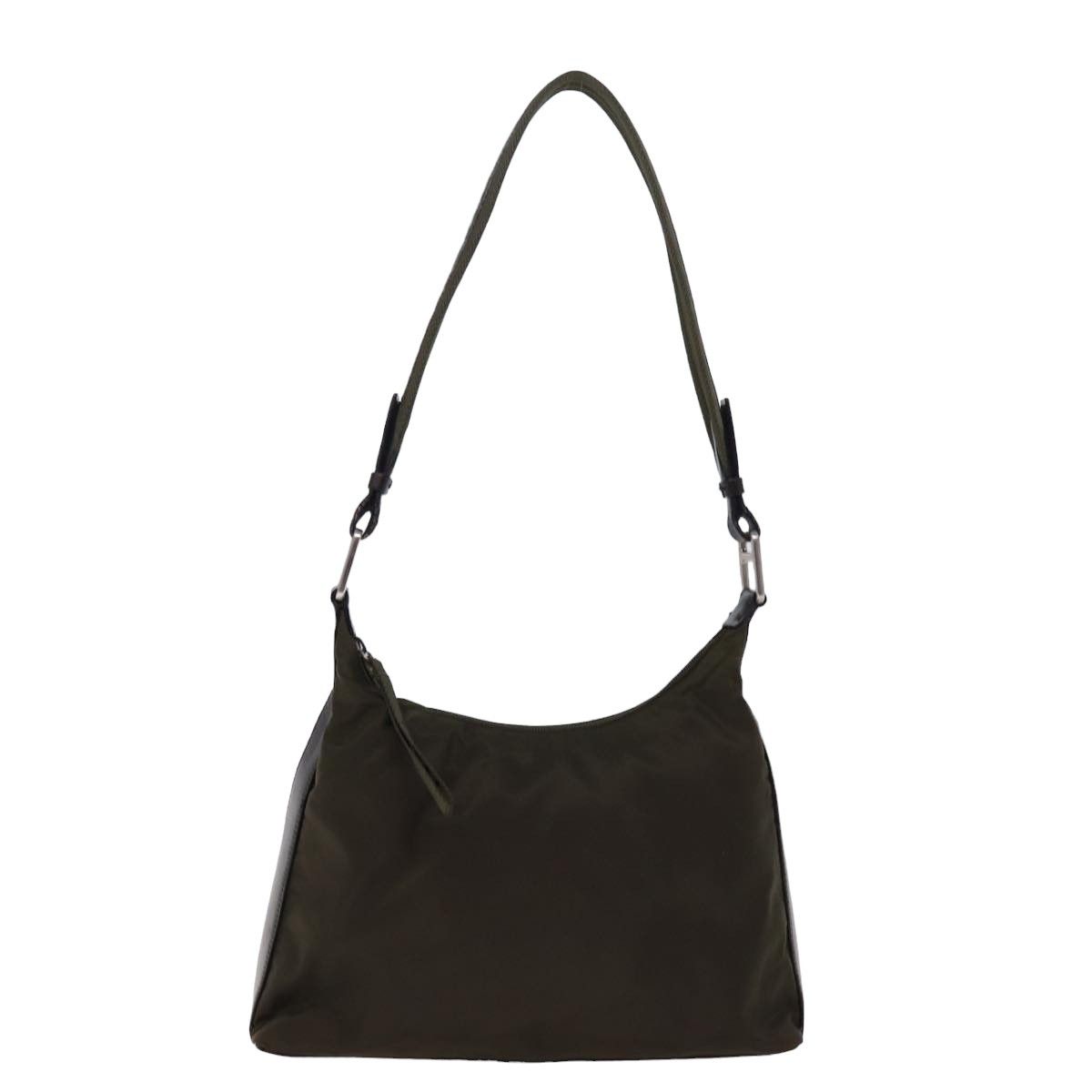 Prada Tessuto Khaki Synthetic Shoulder Bag (Pre-Owned) Size ONE SIZE - 17 Thumbnail