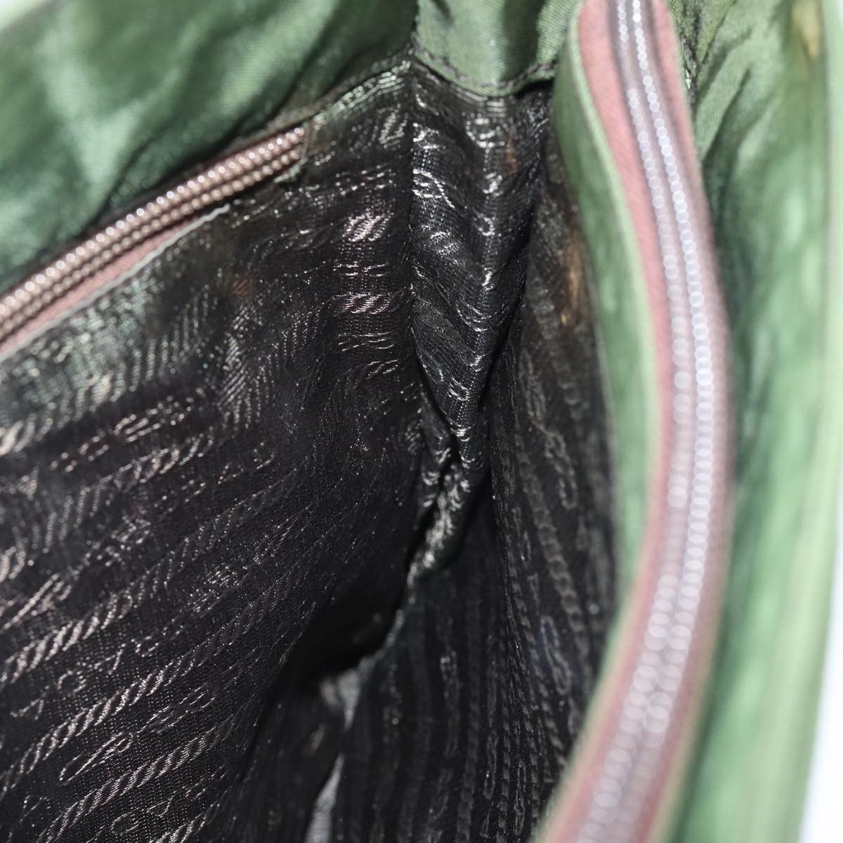 Prada Tessuto Khaki Synthetic Tote Bag (Pre-Owned) Size ONE SIZE - 20 Thumbnail