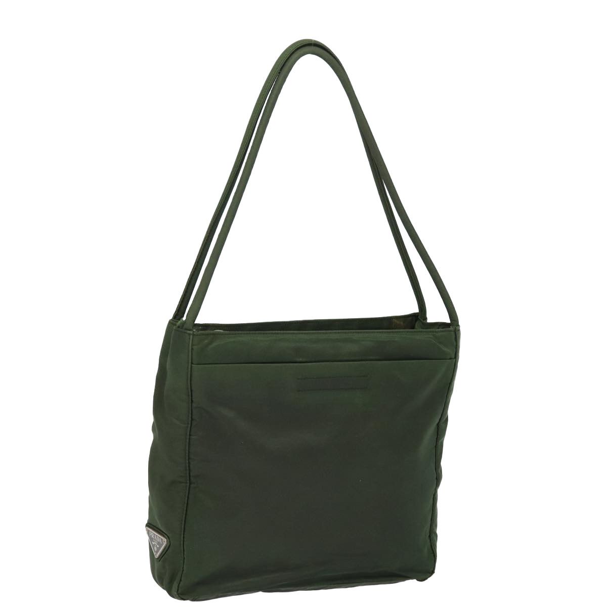 Prada Tessuto Khaki Synthetic Tote Bag (Pre-Owned) Size ONE SIZE - 13 Thumbnail