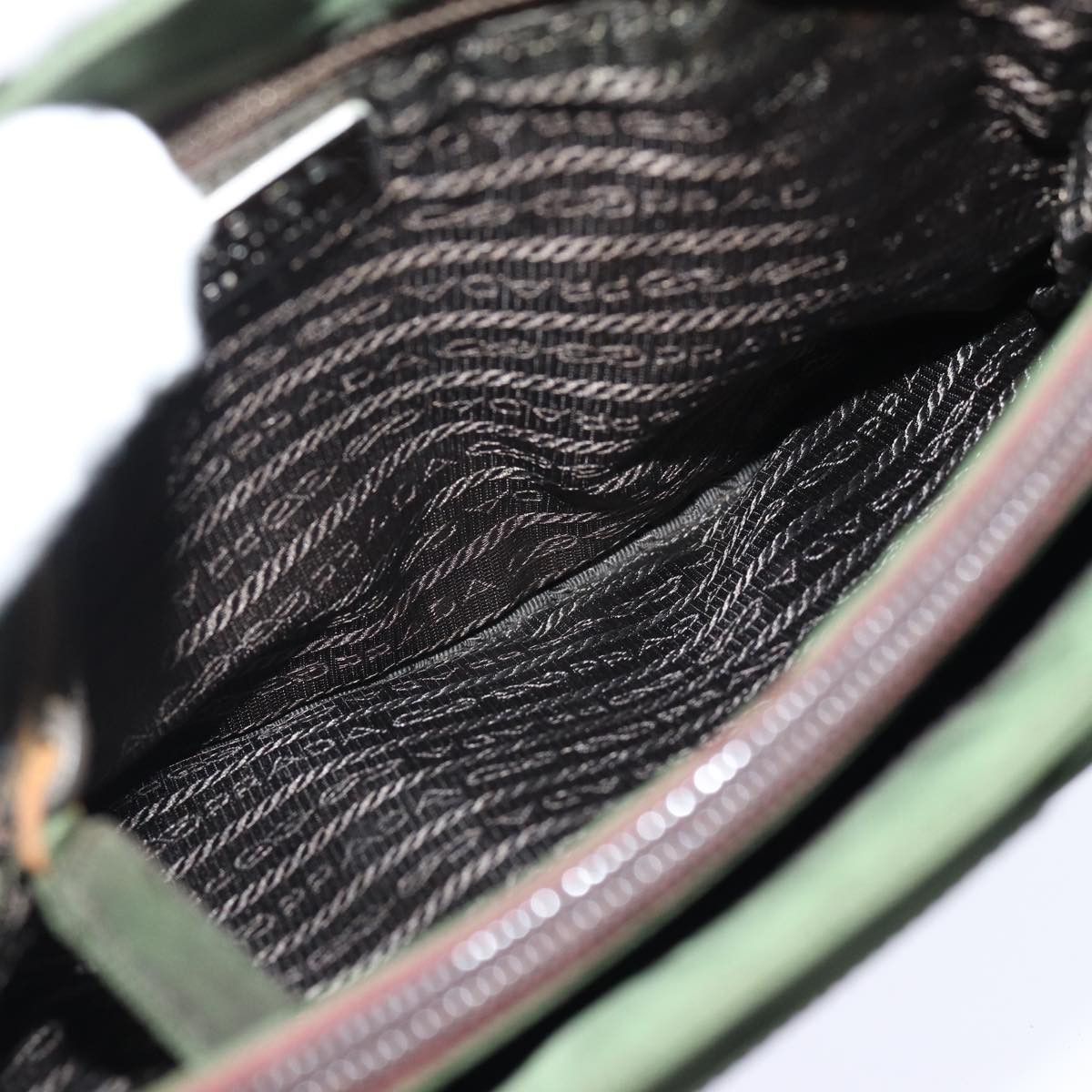 Prada Tessuto Khaki Synthetic Tote Bag (Pre-Owned) Size ONE SIZE - 5 Thumbnail