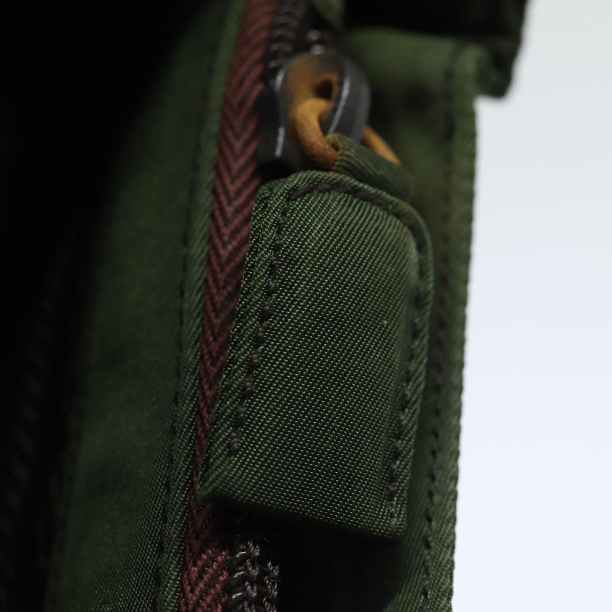Prada Tessuto Khaki Synthetic Tote Bag (Pre-Owned) Size ONE SIZE - 19 Thumbnail